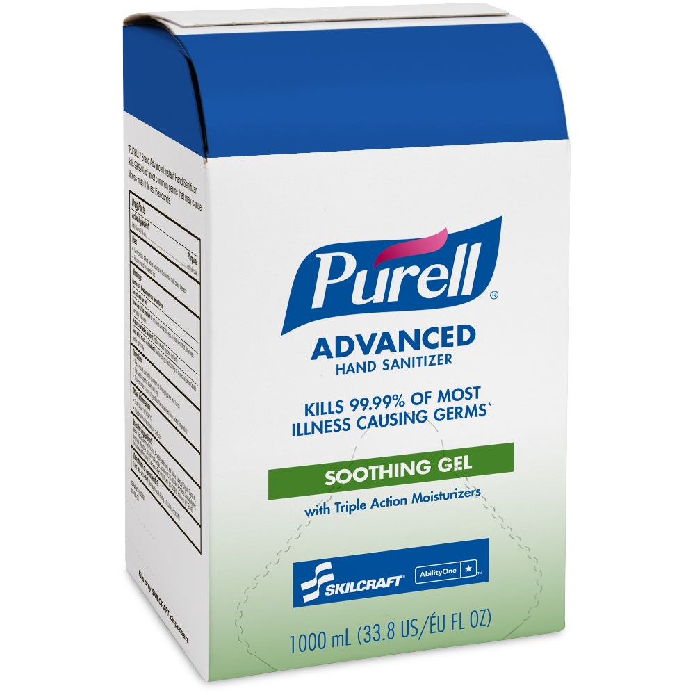 Image of PURELL® SKILCRAFT® Advanced Hand Sanitizer Soothing Gel, 1000 mL Dispenser Refill, 1 Each