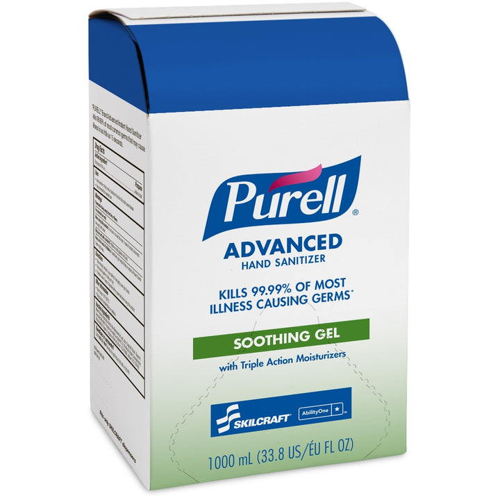 Image of PURELL® SKILCRAFT® Advanced Hand Sanitizer Soothing Gel, 1000 mL Dispenser Refill, 1 Each