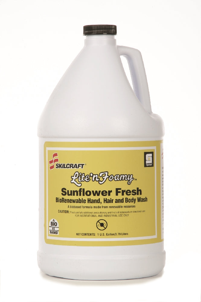Image of SKILCRAFT® Spartan® Lite 'n Foamy Sunflower Fresh BioRenewable Hand Cleaner, Refill
