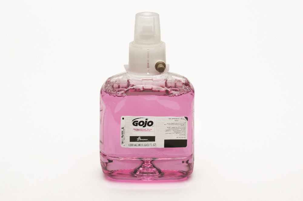 Image of GOJO® SKILCRAFT® LTX 12 Foam Hand Wash Refill, 1200 mL Dispenser Refill, Clear Plum Scent