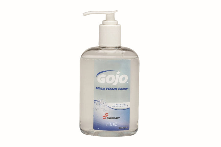 Image of GOJO® SKILCRAFT® Mild Hand Soap, 8 oz. Pump Bottle, Case of 12