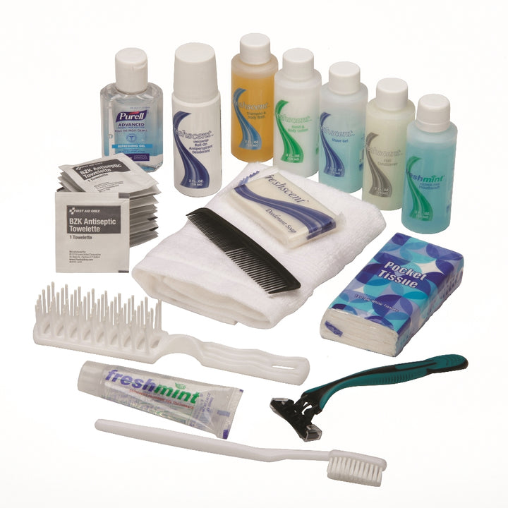 Image of SKILCRAFT® Emergency Personal Hygiene Replenishment Kit, 17 Piece