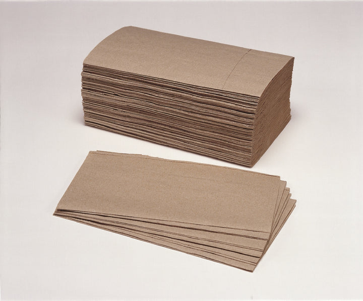Image of SKILCRAFT® Single-Fold Paper Towel, 90% PCRM, 250 per Bundle, 16/Box