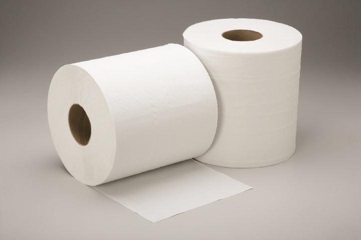Image of SKILCRAFT® Center Pull-Paper Towel, 2-ply, Perforated, 8.25" x 12", White, 6 Rolls/Box, Pallet of 50 Boxes
