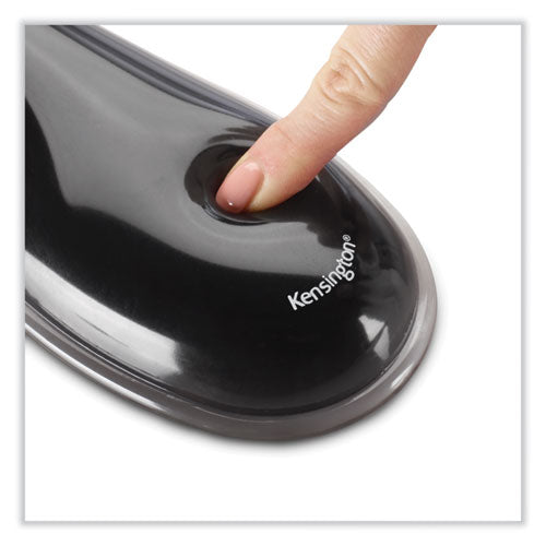 Image of Kensington® K62401AM Duo Gel Wave Mouse Pad with Wrist Rest, 9.37 x 13, Blue