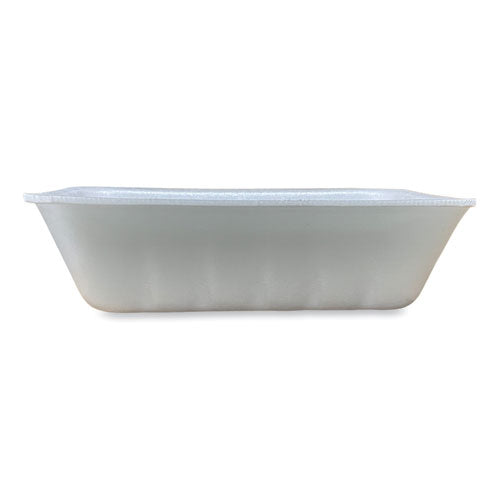 Image of GEN 42WH Meat Trays, #42K, 8.75 x 6.32 x 2.25, White, Foam, 252/Carton