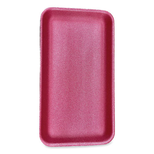 Image of GEN 1525PINK Meat Trays, #1525, 14.5 x 8 x 0.75, Pink, Foam, 250/Carton