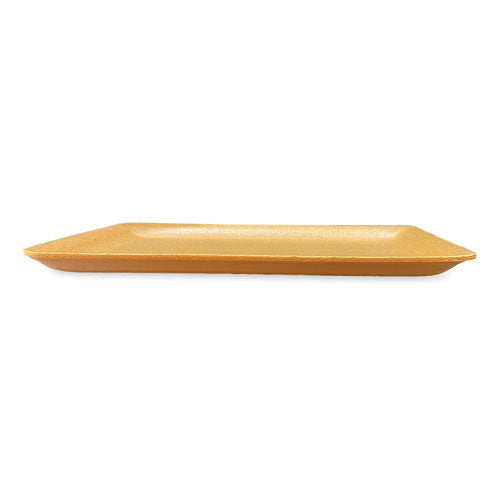 Image of GEN 9PYEL Meat Trays, #9P, 12.25 x 9.25 x 0.62, Yellow, Foam, 200/Carton