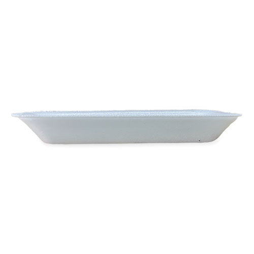 Image of GEN 15WH Meat Trays, #1.5, 8.38 x 3.94 x 1.1, White, Foam, 1,000/Carton