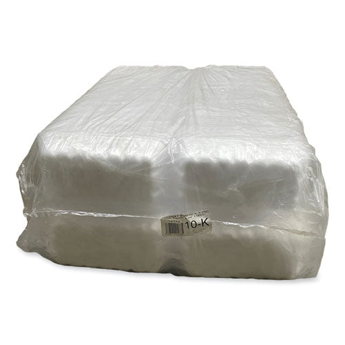 Image of General Supply Meat Trays, #10K, 10.75 x 5.95 x 1.87, White, Foam, 250/Carton