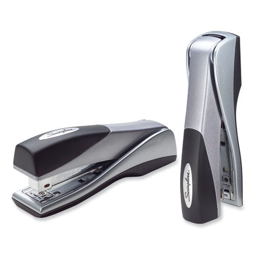 Image of Swingline® S7087811J Optima Grip Full Strip Stapler, 25-Sheet Capacity, Silver