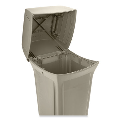 Image of Rubbermaid® Commercial FG917188BEIG Ranger Fire-Safe Container, Two Doors, 45 gal, Structural Foam, Beige