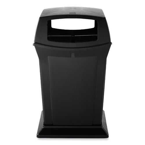 Image of Rubbermaid® Commercial FG917388BLA Ranger Fire-Safe Waste Container, 45 gal, Structural Foam, Black