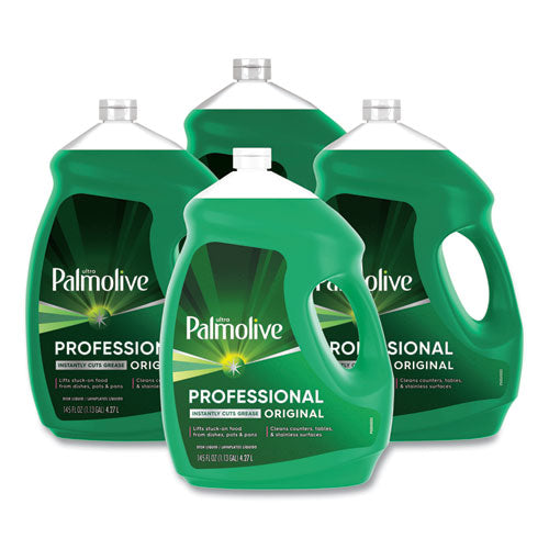 Image of Palmolive® 61034142 Professional Dishwashing Liquid, Fresh Scent, 145 Oz Bottle, 4/carton