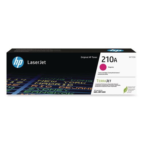Image of HP W2103A Hp 210a, (w2103a) Magenta Original Laserjet Cartridge