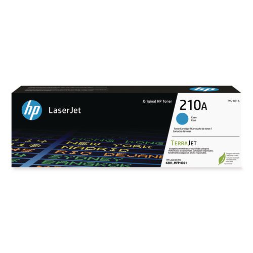 Image of HP W2101A Hp 210a, (w2101a) Cyan Original Laserjet Toner Cartridge