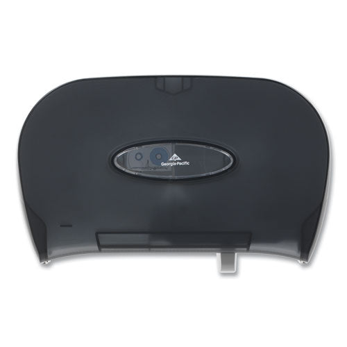 Image of Georgia Pacific® Professional 59206 Two-Roll Bathroom Tissue Dispenser, 13.56 x 5.75 x 8.63, Smoke