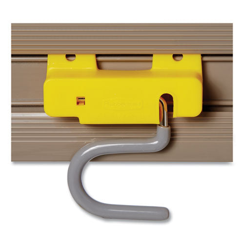 Image of Rubbermaid® Commercial FG199300GRAY Closet Organizer/tool Holder, 34w X 3.25d X 4.25h, Gray