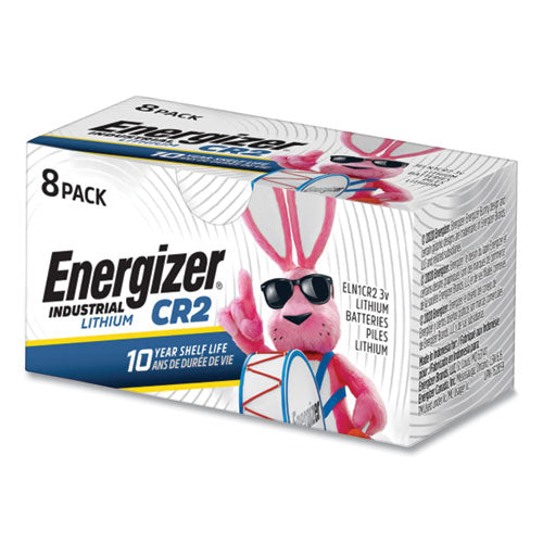 Image of Energizer® ELN1CR28 Industrial Lithium Cr2 Photo Battery, 3 V, 8/pack