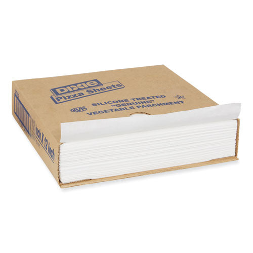 Image of Dixie® 27S12 Yellow Label Parchment Pan Liner, 12 X 12, 1,000/carton