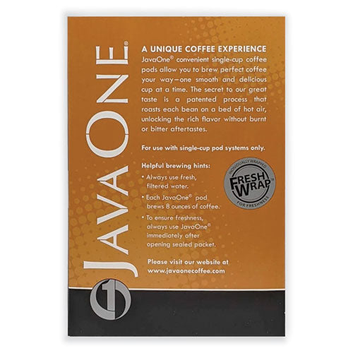 Image of Java One® 39870506141 Coffee Pods, Hazelnut Creme, Single Cup, 14/box