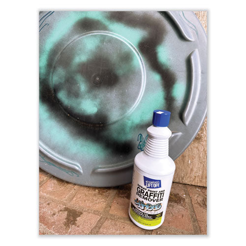 Image of Motsenbocker's Lift-Off® MTS 41103 4 Spray Paint Graffiti Remover, 32oz, Bottle, 6/carton