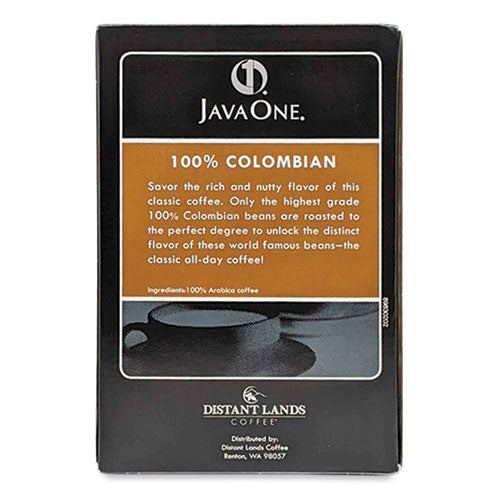 Image of Java One® 39830206141 Coffee Pods, Colombian Supremo, Single Cup, 14/box