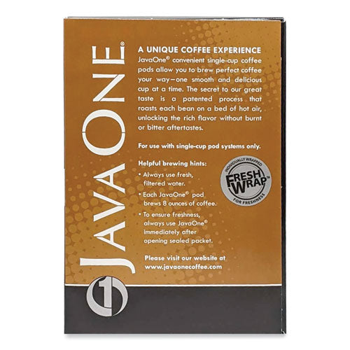 Image of Java One® 39830206141 Coffee Pods, Colombian Supremo, Single Cup, 14/box