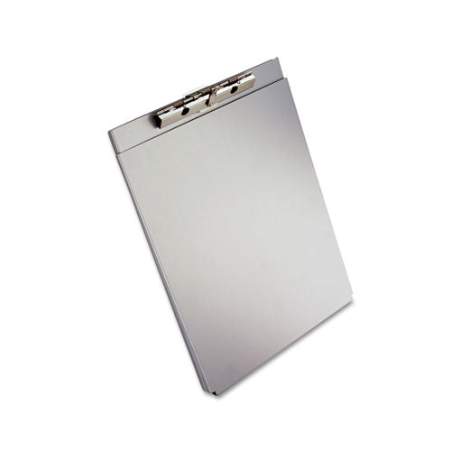 Image of Saunders 10017 A-Holder Aluminum Form Holder, 0.5" Clip Capacity, Holds 8.5 x 11 Sheets, Silver