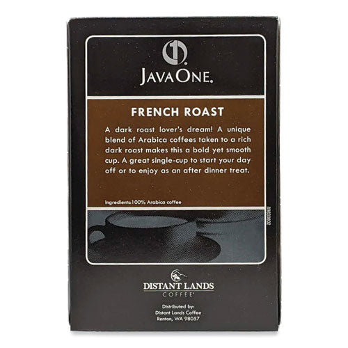 Image of Java One® 39830806141 Coffee Pods, French Roast, Single Cup, 14/box