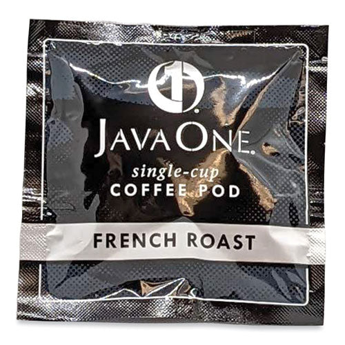 Image of Java One® 39830806141 Coffee Pods, French Roast, Single Cup, 14/box