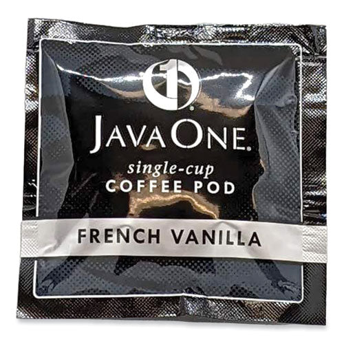 Image of Java One® 39870406141 Coffee Pods, French Vanilla, Single Cup, 14/box