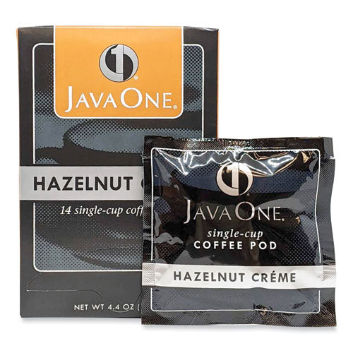 Image of Java One® 39870506141 Coffee Pods, Hazelnut Creme, Single Cup, 14/box