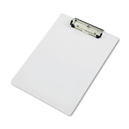 Image of Saunders Acrylic Clipboard, 0.5" Clip Capacity, Holds 8.5 x 11 Sheets, Clear