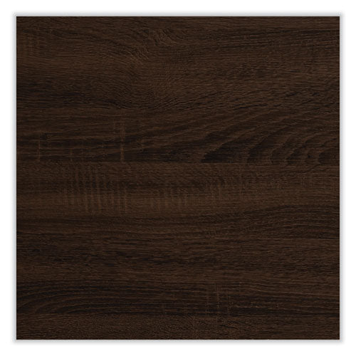 Image of Safco® MRETSTO End Table, Square, 20 x 20 x 25, Southern Tobacco Top, Black Base