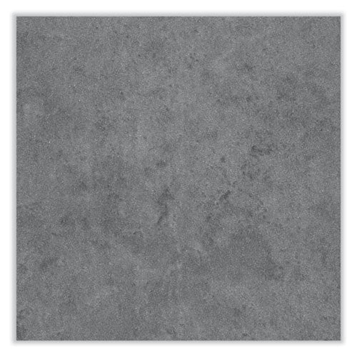 Image of Safco® MRCFTSGY Coffee Table, Rectangular. 48 x 23.75 x 16, Stone Gray Top, Silver Base