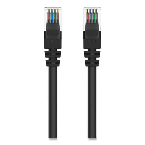 Image of Belkin® A3L980-05-BLK-S CAT6 UTP Computer Patch Cable, 5 ft, Black