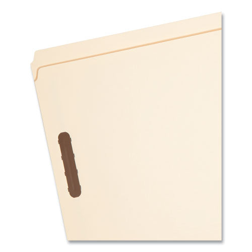 Image of Smead 14513 Top Tab Fastener Folders, Straight Tab, Expands 0.75", 2 Fasteners, Letter Size, Manila, 50/Box
