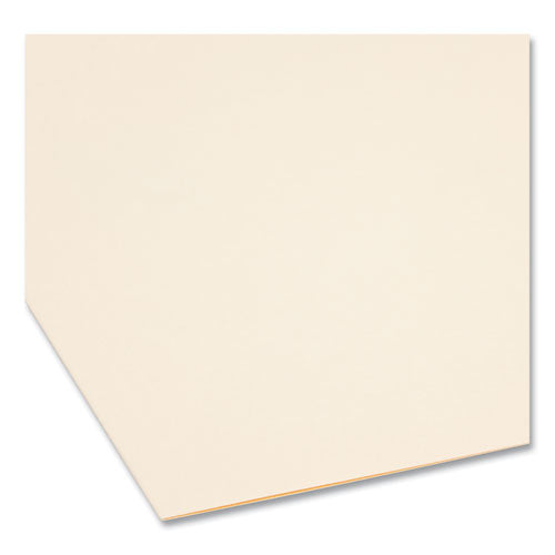 Image of Smead Top Tab Fastener Folders, 1/3-Cut Tabs: Assorted, 0.75" Expansion, 1 Fastener, Letter Size, Manila Exterior, 50/Box