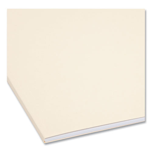 Image of Smead Top Tab Heavyweight Manila Fastener Folders, 0.75" Expansion, 2 Fasteners, Letter Size, Manila Exterior, 50/Box