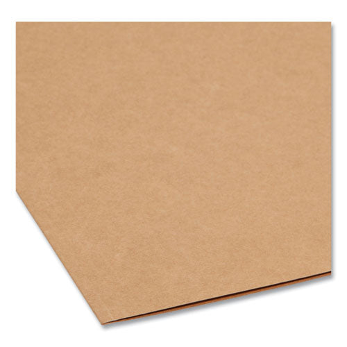 Image of Smead Top Tab Fastener Folders, 1/3-Cut Tabs: Assorted, 0.75" Expansion, 2 Fasteners, Letter Size, Kraft Exterior, 50/Box
