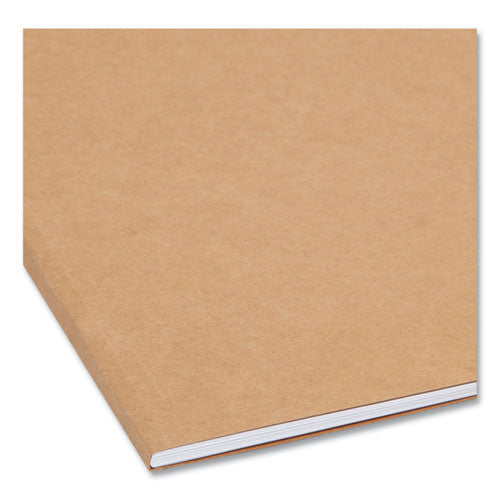 Image of Smead Top Tab Fastener Folders, 1/3-Cut Tabs: Assorted, 0.75" Expansion, 2 Fasteners, Letter Size, Kraft Exterior, 50/Box