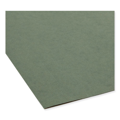 Image of Smead 64279 Box Bottom Hanging File Folders, 3" Capacity, Letter Size, Standard Green, 25/Box