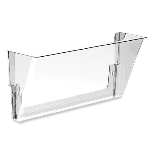 Image of Storex Wall File, Letter Size, 13" x 4" x 7", Clear