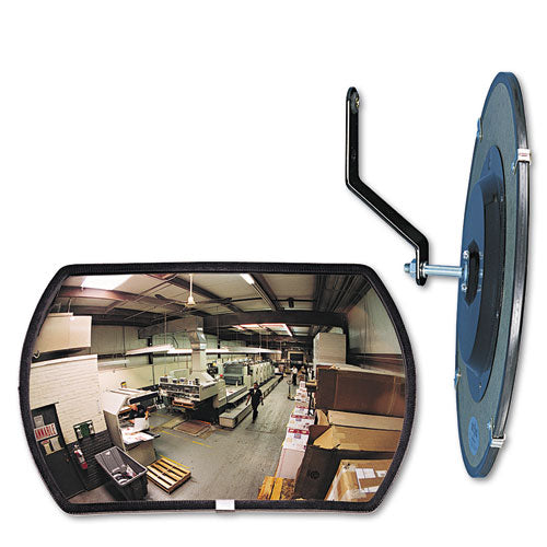 Image of See All® RR1218 160 degree Convex Security Mirror, Round Rectangular, 18"w x 12"h