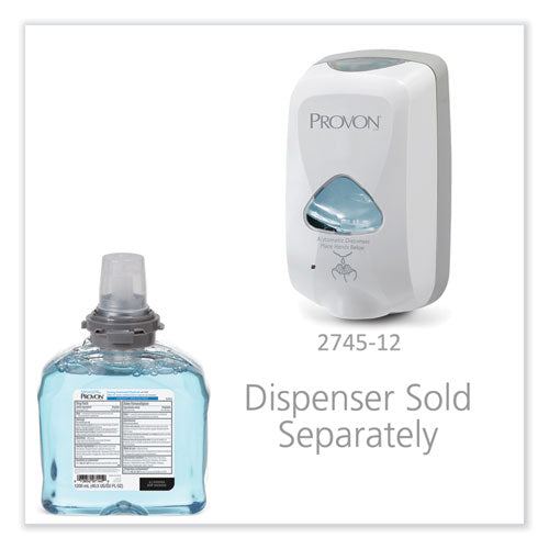 Image of PROVON® 5344-02 Foaming Antimicrobial Handwash with PCMX Refill, For TFX Dispenser, Floral Scent, 1,200 mL, 2/Carton