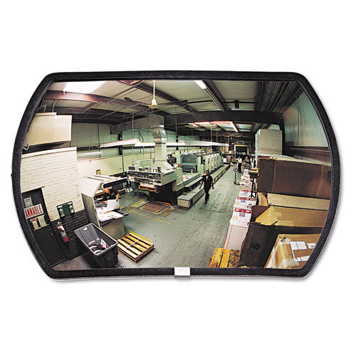 Image of See All® RR1218 160 degree Convex Security Mirror, Round Rectangular, 18"w x 12"h