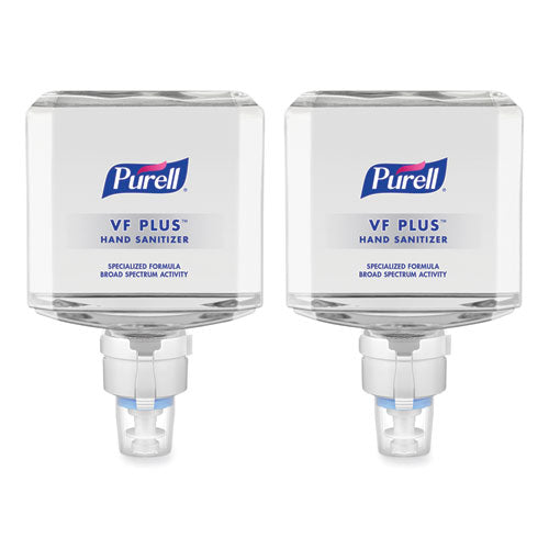 Image of PURELL® 7099-02 Vf Plus Hand Sanitizer Gel, 1,200 Ml Refill Bottle, Fragrance-Free, For Es8 Dispensers, 2/Carton