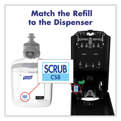Image of PURELL® 7869-02 Waterless Surgical Scrub Gel Hand Sanitizer, 1,200 Ml Refill Bottle, Fragrance-Free, For Cs-8 Dispenser, 2/carton