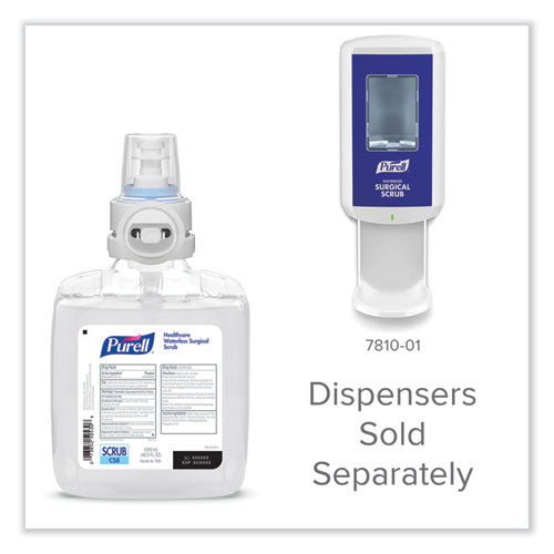 Image of PURELL® 7869-02 Waterless Surgical Scrub Gel Hand Sanitizer, 1,200 Ml Refill Bottle, Fragrance-Free, For Cs-8 Dispenser, 2/carton